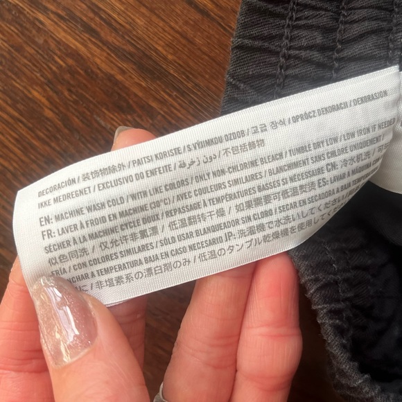 Hollister Black High Rise Linen Shorts XS - Picture 6 of 7